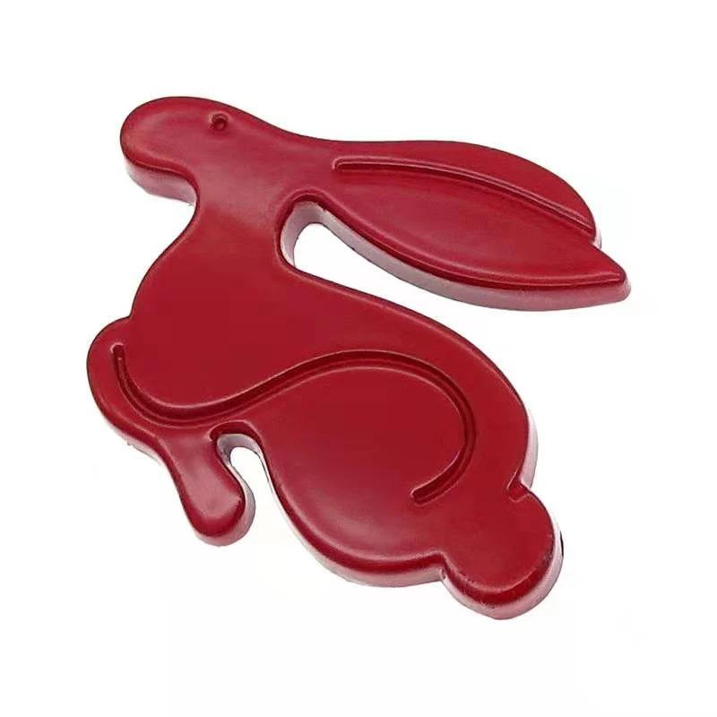 1Pc Universal Cartoons Rabbit Car Styling Decal for Jetta Golf 3D Metal Running Rabbit Emblem Rear Trunk Badge