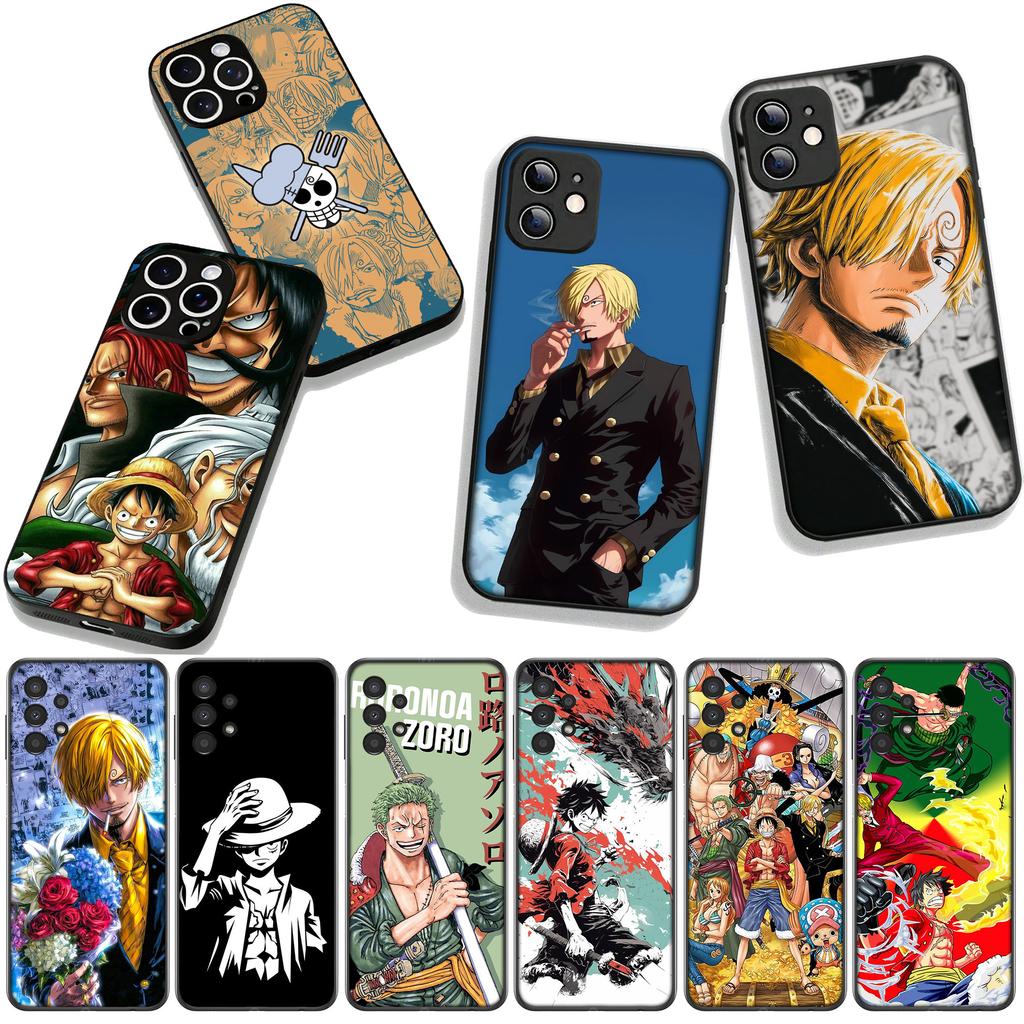 Roronoa Zoro One Pieces Luffy Sanji Phone Cover for Apple iPhone 16 15 14 Plus 13 12 Mini 17 Pro Max + ProMax 16E Air Case