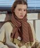 CPGN STUDIO Catstitch Stripe Scarf Burgundy
