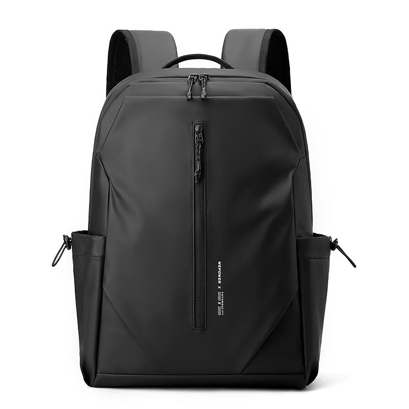 Sleek Black Waterproof Backpack for Men Stylish & Functional Laptop Backpack for Daily Use & Travel