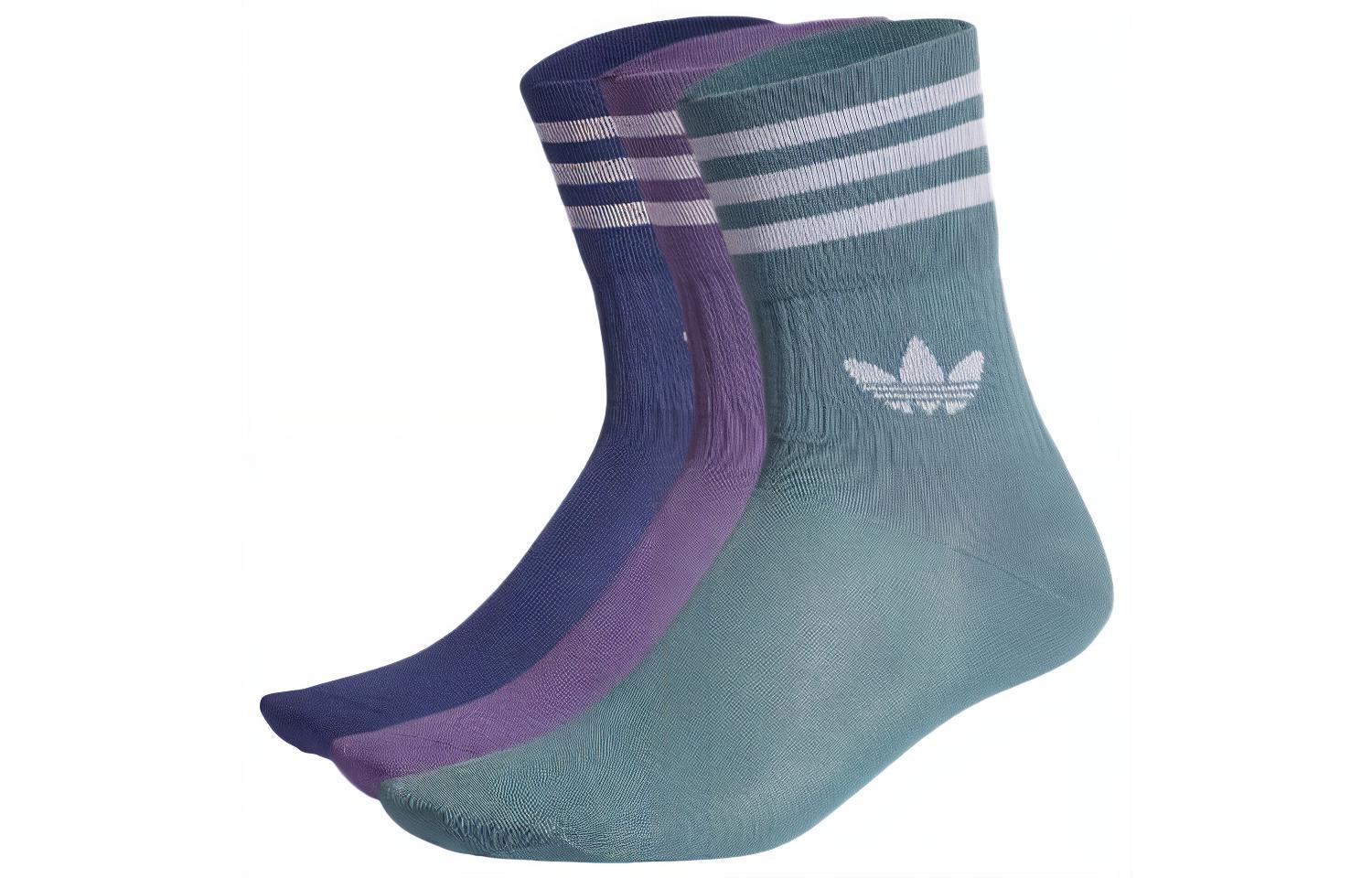 Adidas Originals Crew Socks Unisex 3 Pack HG5684 S