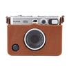 Fujifilm Instax Mini Evo Kamera Instax Mini EVO PU Leder Schutzhülle mit Verstellbarem Schultergurt Einfache Instax Kamera Voll Einfache zu Tragende Hülle, Gurt,