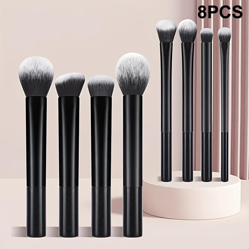 6/7/8/12 szt. Profesjonalny zestaw pędzli do makijażu Cień do powiek Róż Puder sypki Korektor Pędzel do makijażu Rozmiar podróżny Miękkie Włosie Syntetyczne Premium