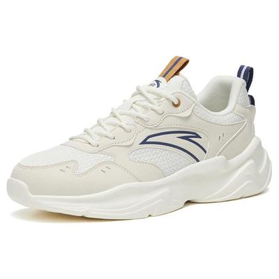 Little Dad Comfortable Wear Resistant And Lightweight Low Top Sports Casual Shoes Men's White Gray Blue 912328815-1