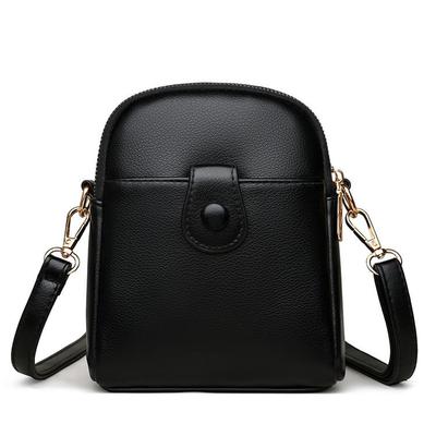 Niche Soft Leather Mobile Phone Bag Messenger Bag