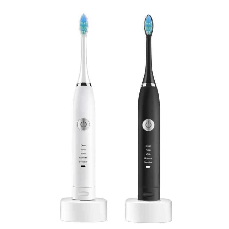 1Pc  Household Rechargeable Sonic Electric Toothbrush Electric Soft Bristle Toothbrush Daily Necessities Adult Children's Whitening Toothbrush