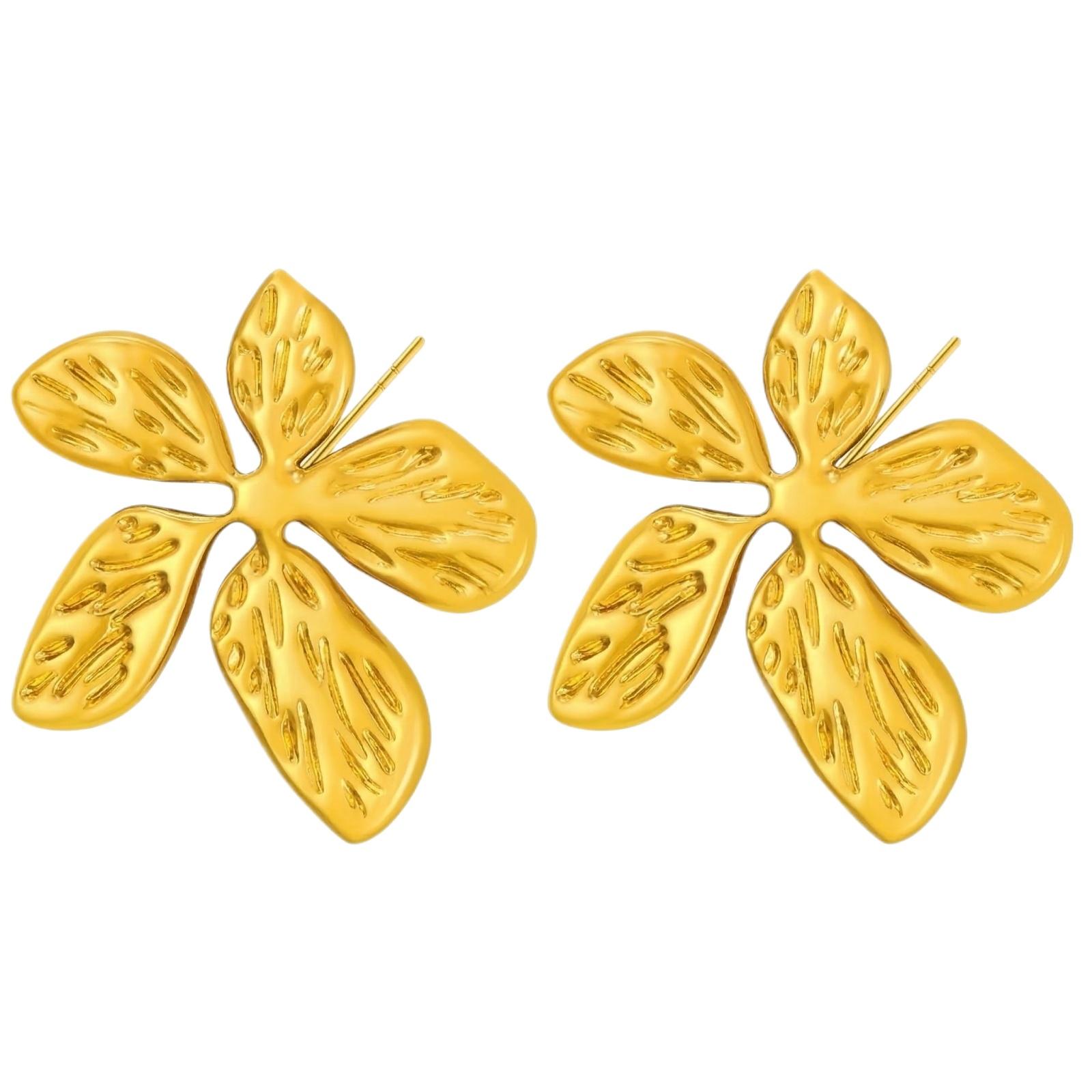 Stainless Steel Earrings for Women Vintage Luxury Stylish Titanium Steel Jewelry