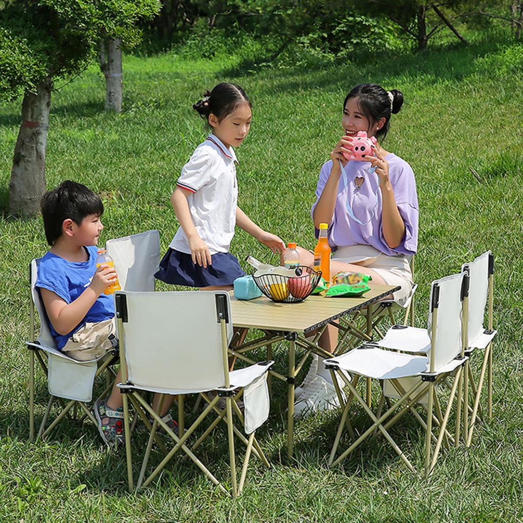 Foldable Camping Chairs Easy Setup and Packup Lightweight Material Chair Suitable for Outside Hiking