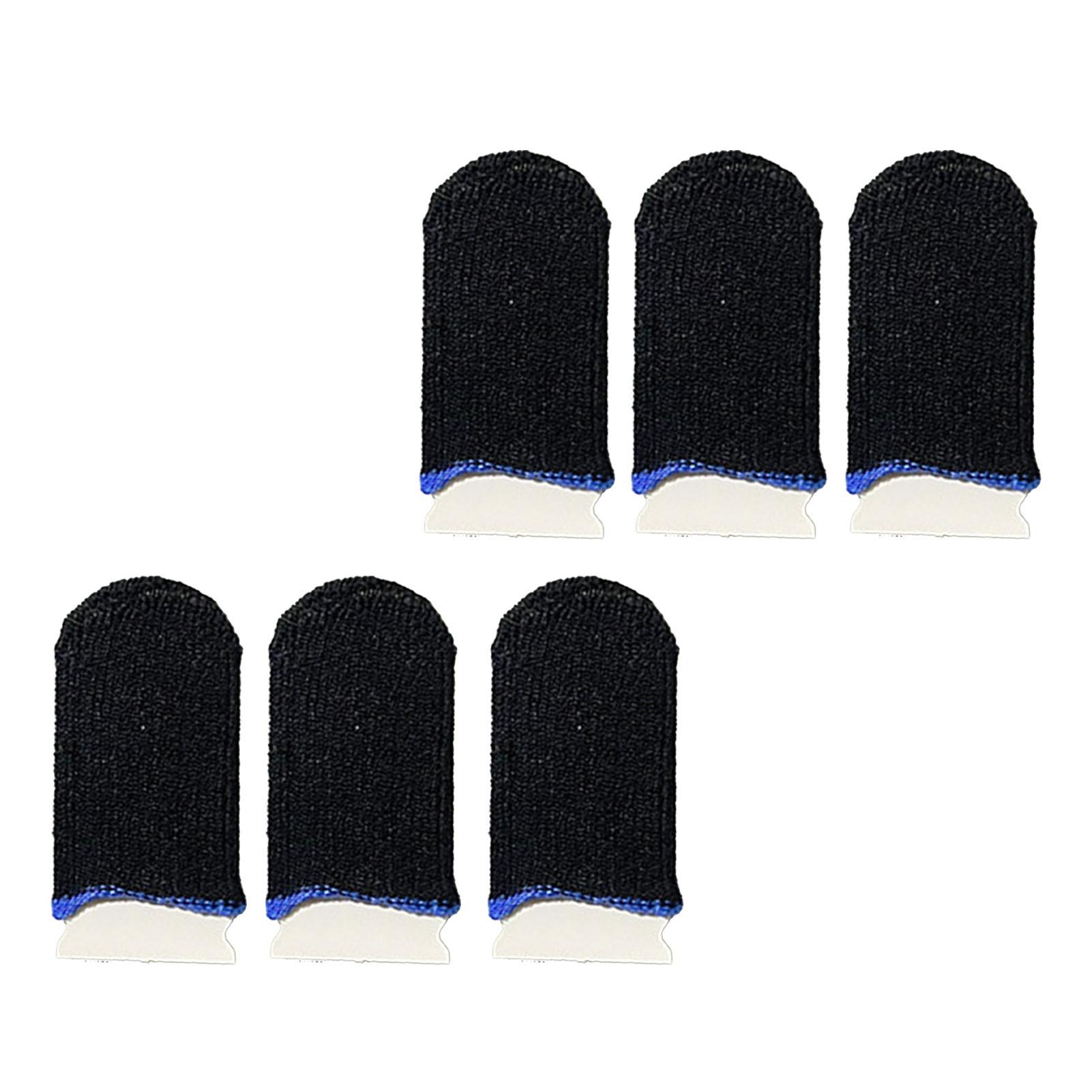 

24-стежковые углеродные игровые напальчники для сотового телефона с защитой от пота