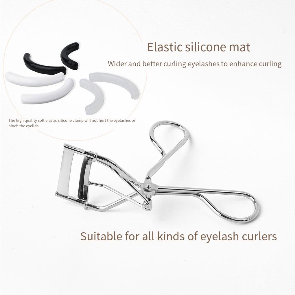 10 Stück Sichere und Zuverlässige Wimpernzangen-Ersatz-Nachfüllkissen für Gebogene Wiederverwendbare und Langlebige