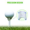 8Pcs Plastic Golfs Tees Replacement 5 Degree 4 Prongs Head Plastic Ball Holder Enduring Long Golfs Tees Easy to Use