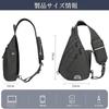 TONG YUE Body and Chest Large Fits Unisex for and School Men's 3-Way Bag Crossbody, Handbag, Strap. Capacity, Waterproof, Lightweight, Popular,