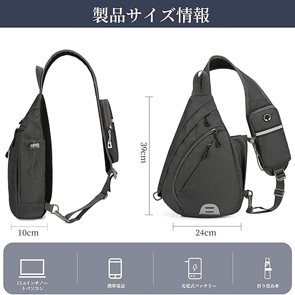TONG YUE Body and Chest Large Fits Unisex for and School Men's 3-Way Bag Crossbody, Handbag, Strap. Capacity, Waterproof, Lightweight, Popular,