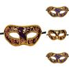 Mysterious Angel Halloween Masquerade Party Men's Mask Plush Cloth Half Face Mask With Fabric Edges