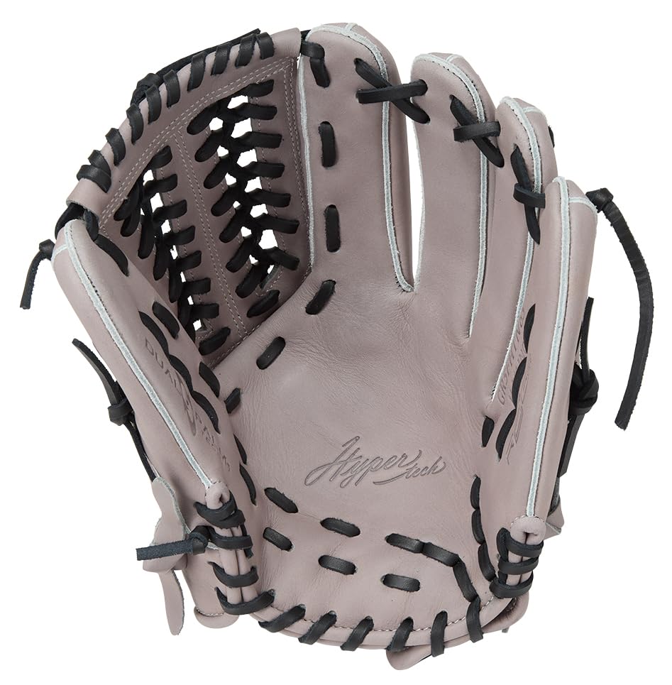 Rawlings HYPER TECH R2G GR5FHTN65 Baseball Throw Glove, Soft, All-Around, Gray, 11.75 Inches, Right-Handed