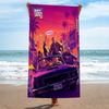 G-Grand T-Theft A-Auto VI Game Microfiber Blanket Quick Drying Beach Towels Oversized Printing Super Absorbent Pool Towel