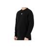 adidas Internal Crew Fleece-Lined Long Sleeve Sweatshirt Men Tops Black HB6559