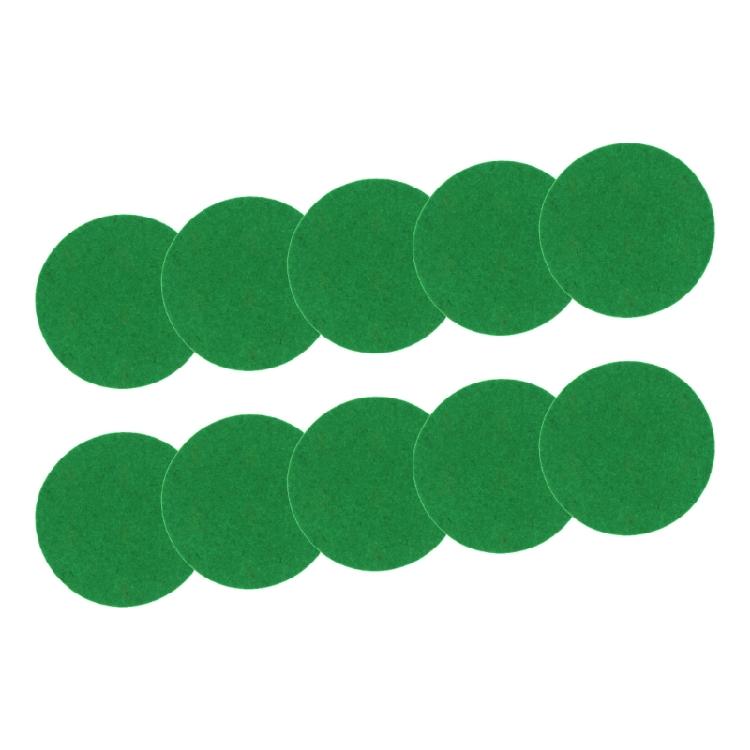 10 Pezzi Adesivi Feltro Autoadesivi per Spingitori Air Hockey Spingitori Air Hockey Cuscinetti Spingitori Air Hockey Sostituzioni Cuscinetti Feltro