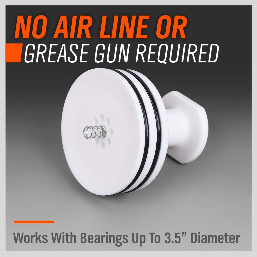 HORUSDY Handy Packer Bearing Packer, Portable Wheel Grease Bearing Packer Tool, Easy Use, Remove & Repack