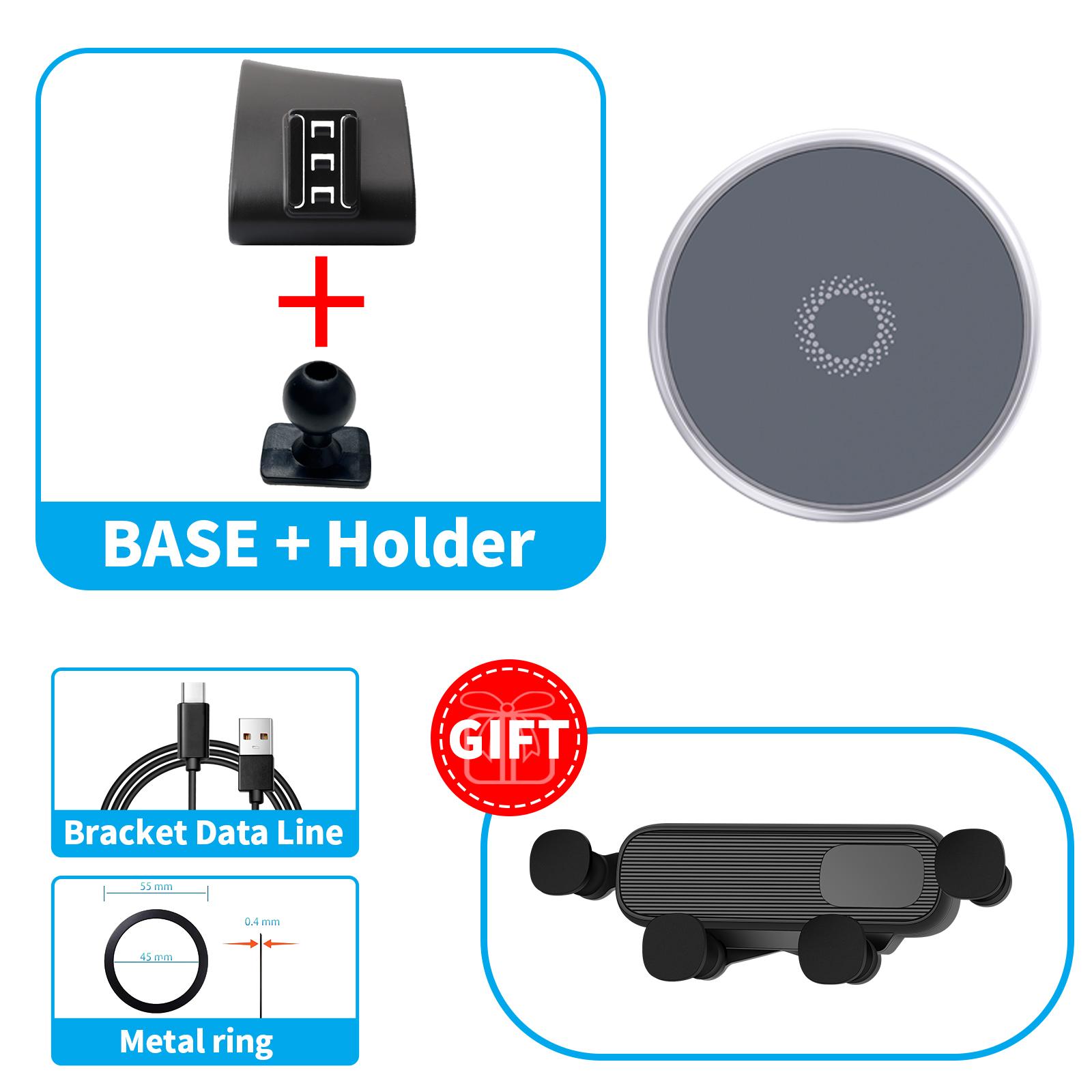 

Car Mobile Phone Holder Fit for Porsche Taycan 2019-2025 Charging Bracket Navigation Stand Auto Accessories