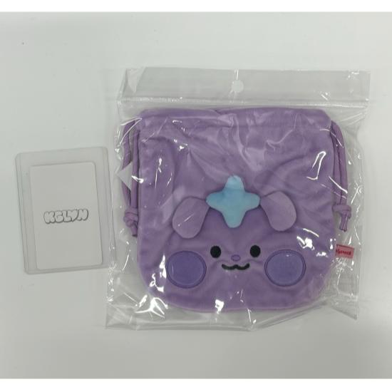 

ATEEZ MIGHTEEZ WONDER ROOM Pop-Up Офіційні товари з персонажами Kpop Мерч STRING POUCH - SANIYO