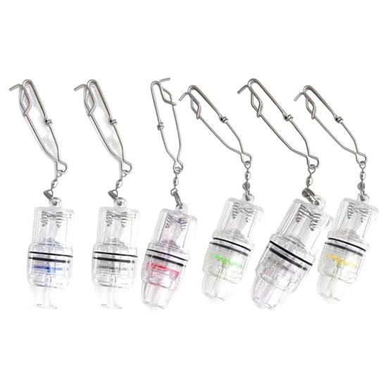 Fish Attraction Light Waterproof with Buckle Portable High Brightness Submersible Mini Deep Sea Underwater LED Lure Gathering Lamp for Outdoor Fishing