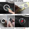 YOSRTER Push Start Button Cover Fit for Dodge Challenger Charger Durango Journey Aluminum Alloy Engine Start Stop Button Cover Protector for Dodge