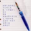Ultra-thin Fountain Pen Clear Large-capacity Drop-in Penholder Adult Writing Pen School Office
