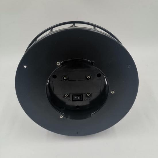 anso Solar Powered LED Rotating Lighthouse Night Light Outdoor Garden Home Decor Lamp (Black)