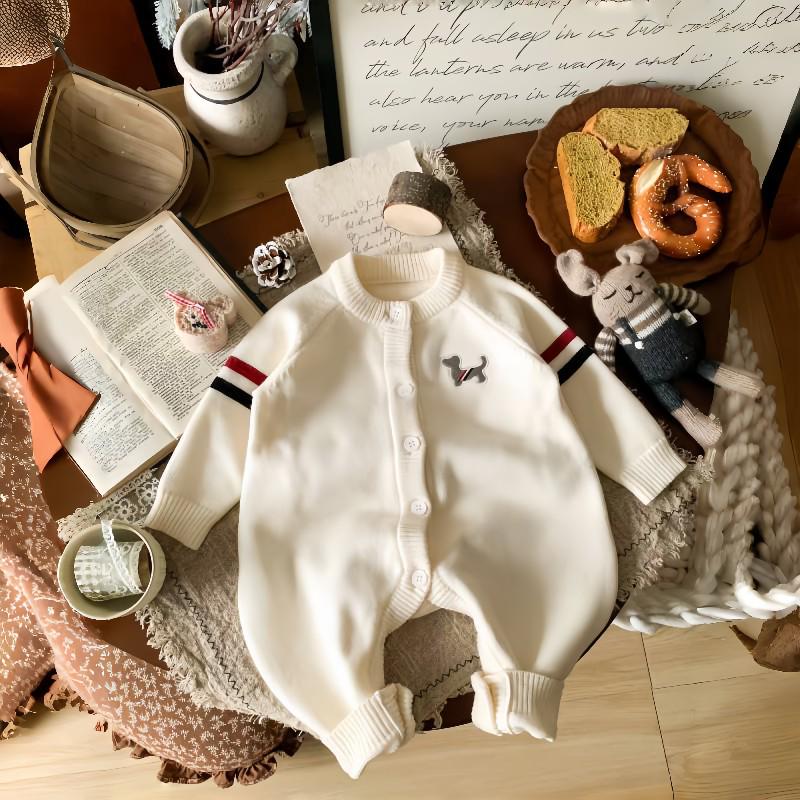 2025 Stylish Baby Autumn Romper: Super Cute Infant & Toddler Jumpsuit Sweater