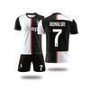 Juventus 2019/20 Heim Ronaldo Nr.7 Fußballtrikot-Sets für Kinder Erwachsene