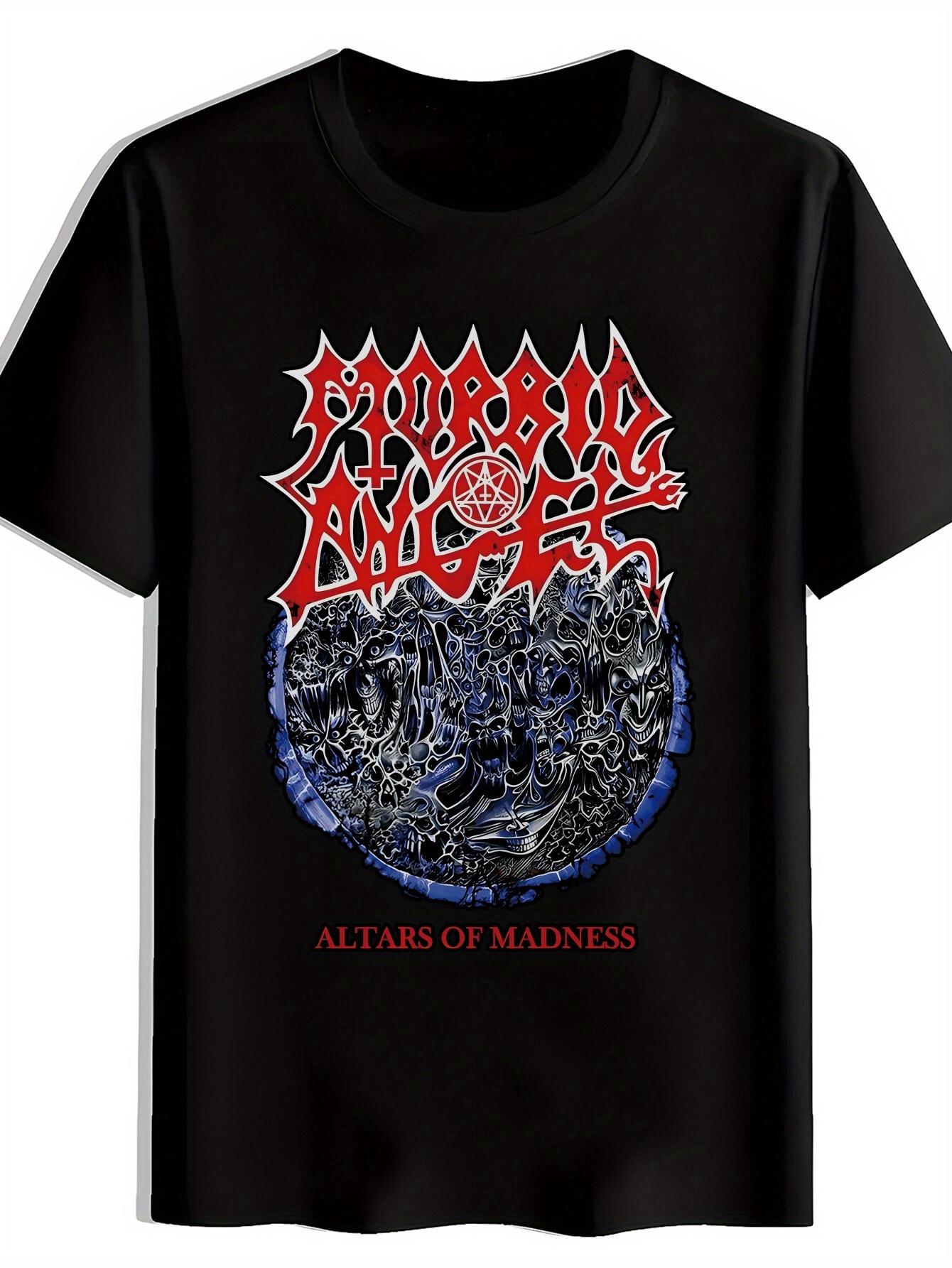 Heavy Metal Band Graphic T-shirt - Vintage Rock Tee with XXL