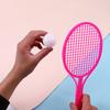 4pcs/set Mini Plastic Badminton Table Tennis Racket Set with 2 Balls Interactive Game Fun Birthday Gift for Indoor/Outdoor JXB