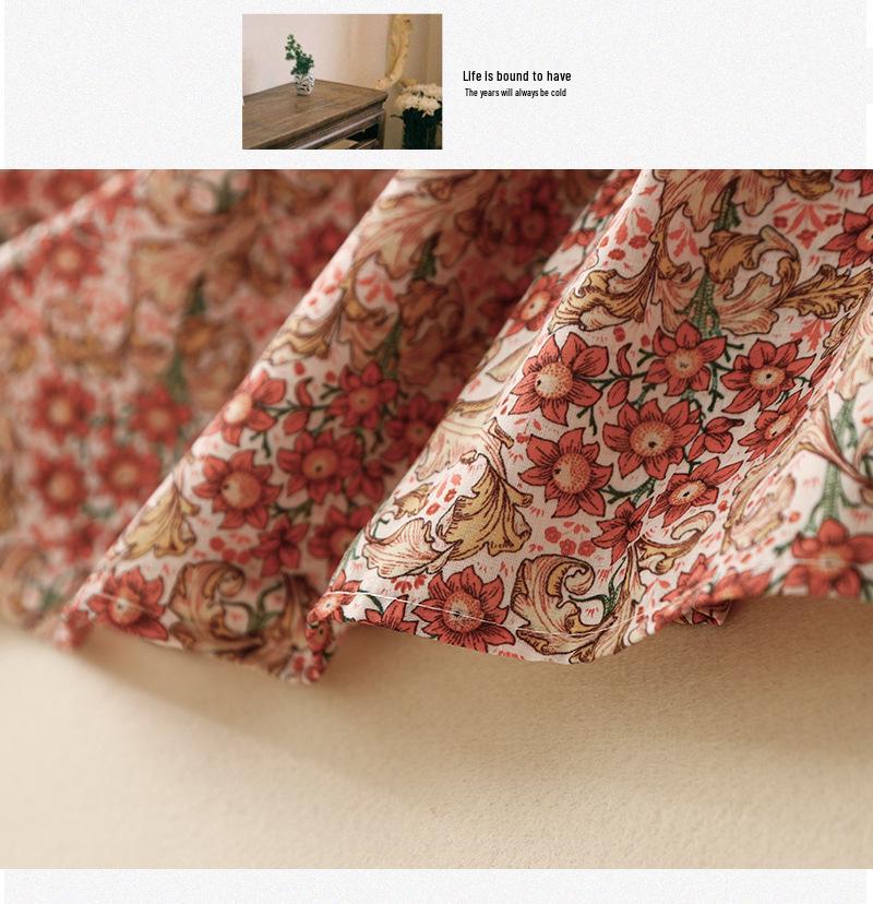 Summer 2025 Plus Size Casual Loose Printed Skirt