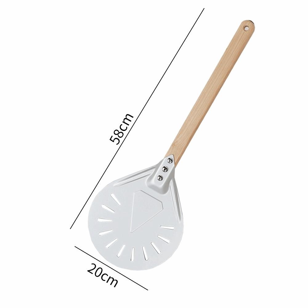 Wooden Handle Turning Pizza Peel Paddle 7/8 inch Pancake Pizza Turner  Oven Accessories