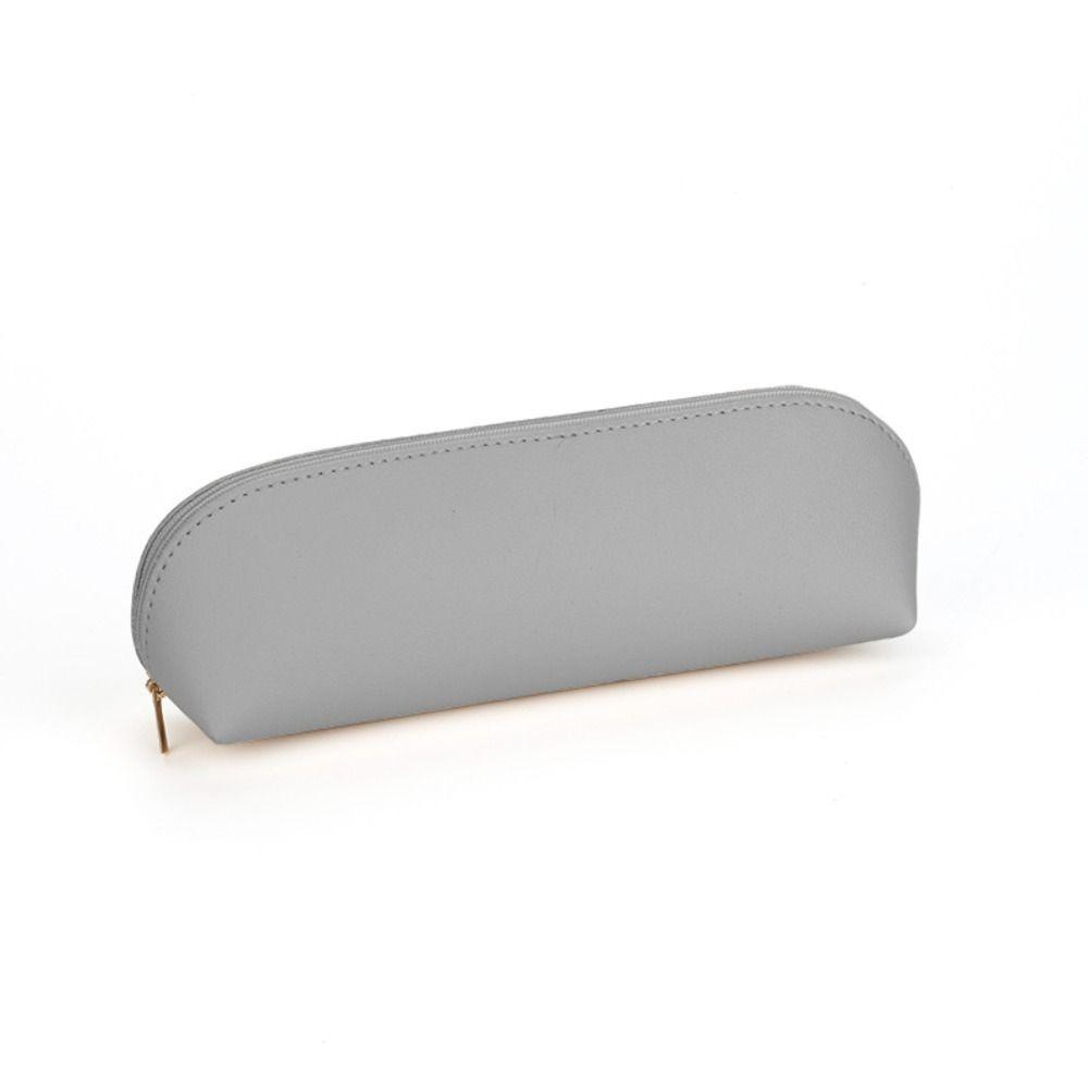 Elastic Buckle Pen Bag Simple Portable Large Capacity Pen Holder Tyvek Pencil Case Office Meeting
