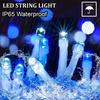 20 Meter  Decorative String Light | LED Fairy Light for Diwali, Christmas, Weddings & Home Decoration | Polycarbonate, (60 LED Blue 5MM, Pack of 1)