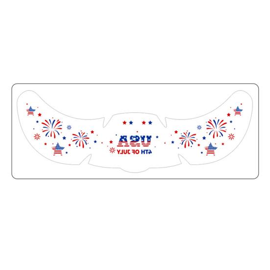 Waterproof Freckle Tattoos Stickers, USA Flag Face Stickers for Independence Day, Patriotic Temporary Body Art for Women Girls, Party Makeup