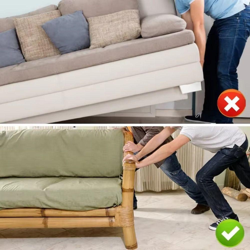 24pcs/set Thickened Furniture Slider Pads Self-Adhesive Chair Leg Sliding Block  Furniture Moving