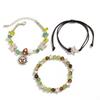 Bohemian Irregular Gravel Sun Spiral Bracelet Ethnic Style Mushroom Butterfly Pendant Charm