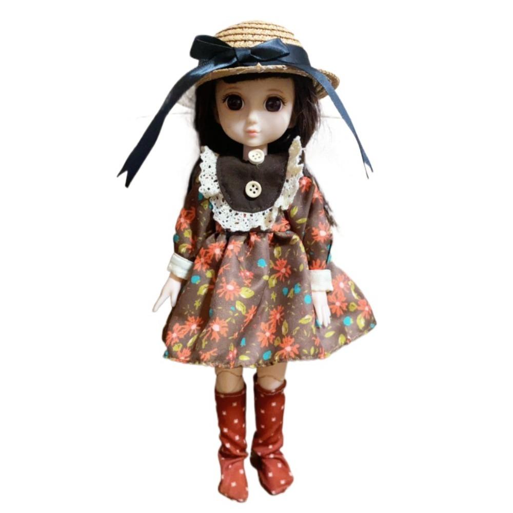 DIY BJD Doll Clothes Handmade Doll Princess Dress Fashion Doll Dress Up  Cotton Doll