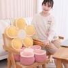 Soft Stuffed Flower Extra Thick Cushion Girly Room Decor Pillow Lifelike Sunflower Plush Toys Baby Kids Birthday Gift 50/65cm