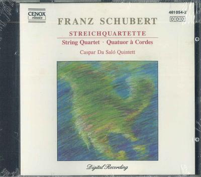 CD FRANZ SCHUBERT - String Quartet 4610542 CENOX Europe Classical Used