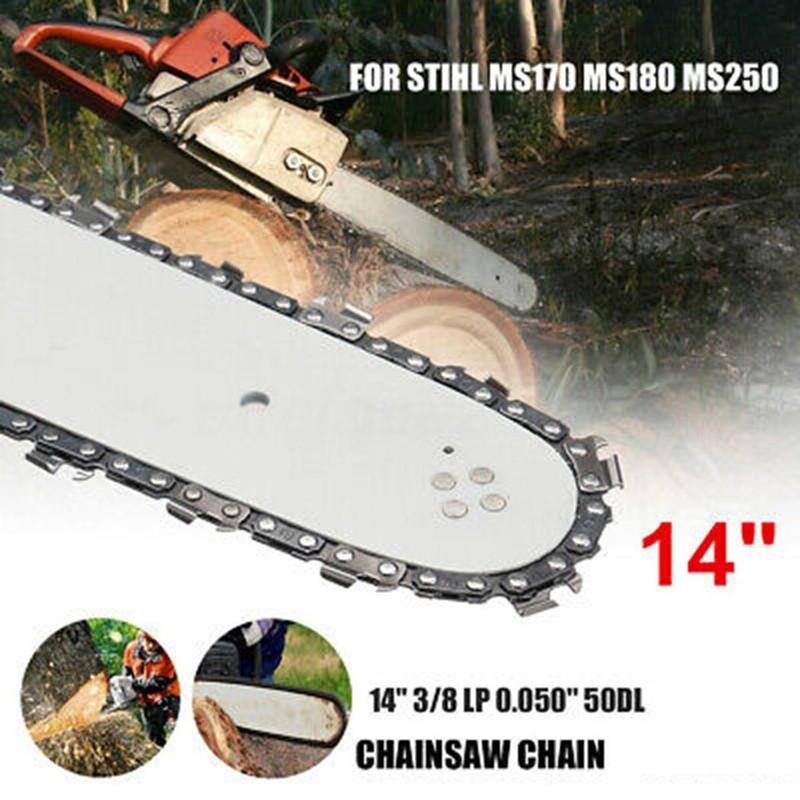 14in Chainsaw Saw Chain 3/8 LP 50DL Sharp Chains Replacement For STIHL MS250 MS180 MS230 Chainsaw Accessories Garden Tools
