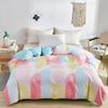 Abstract Stripes Waves Duvet Cover Geometric Pattern Queen Size Bedding 100% Cotton Quilt Cover with Zipper for Kids Adults