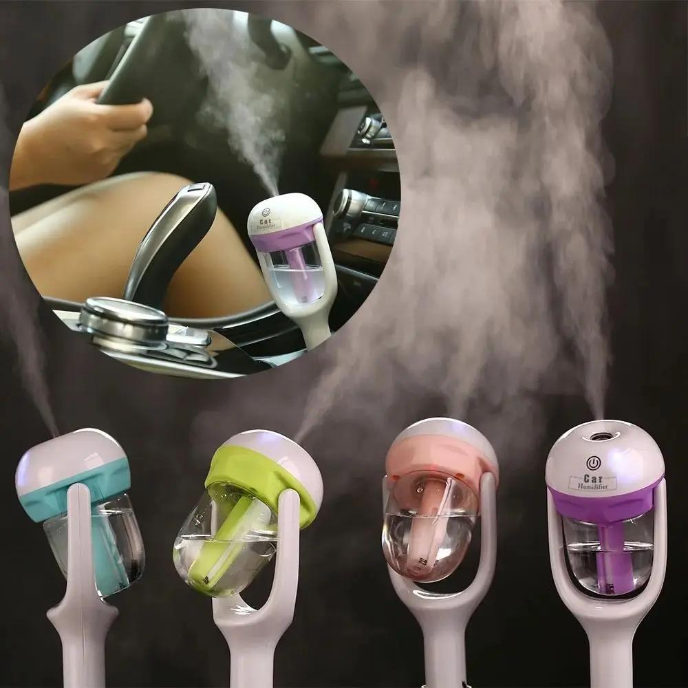 Mini Car Air Humidifier Steam Air Purifier Aroma Diffuser Essential Oil Aromatherapy Diffuser Auto Mist Maker Sprayer For Car