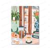 Nordic Coffee Gift Wall Pictures Art Prints Kitchen And Dinning Canvas Painting Cafe Shop Posters Window Landscape Wall Decor