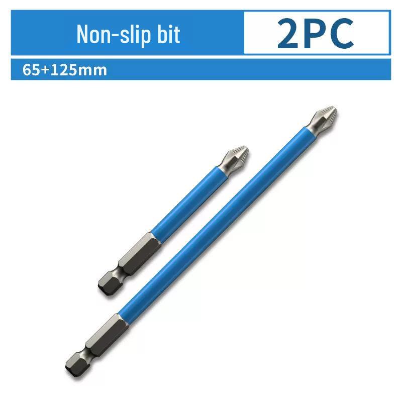 Rutschfestes Magnetisches Bit-Set für Kreuzschlitz- & Torx-Akkuschrauber - Extra Lang & Hohe Härte