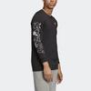 Adidas T Shirts Men's Black Crew Neck Moderate Straight Fit FN1717