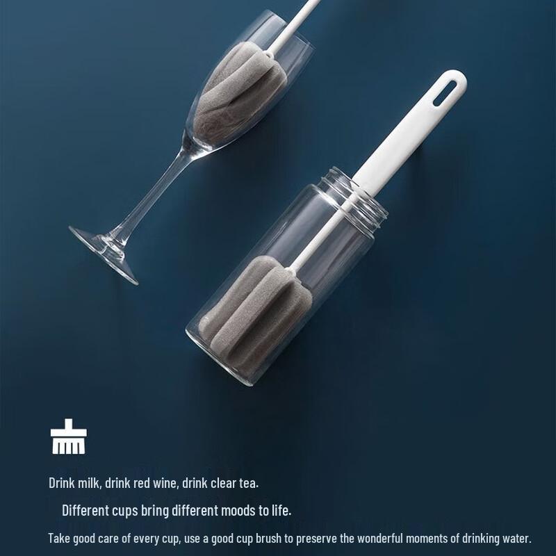 CHAHUA Long Handle Sponge Bottle Brush Set